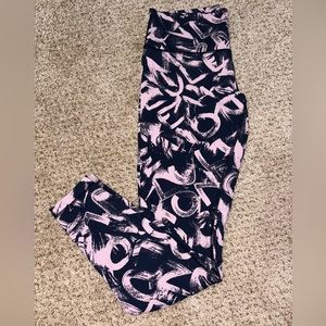 Lululemon Wunder Under Graffiti Pop Leggings